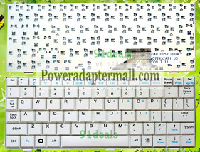 NEW ASUS Eee PC EPC 2G 4G 8G Surf US White keyboard